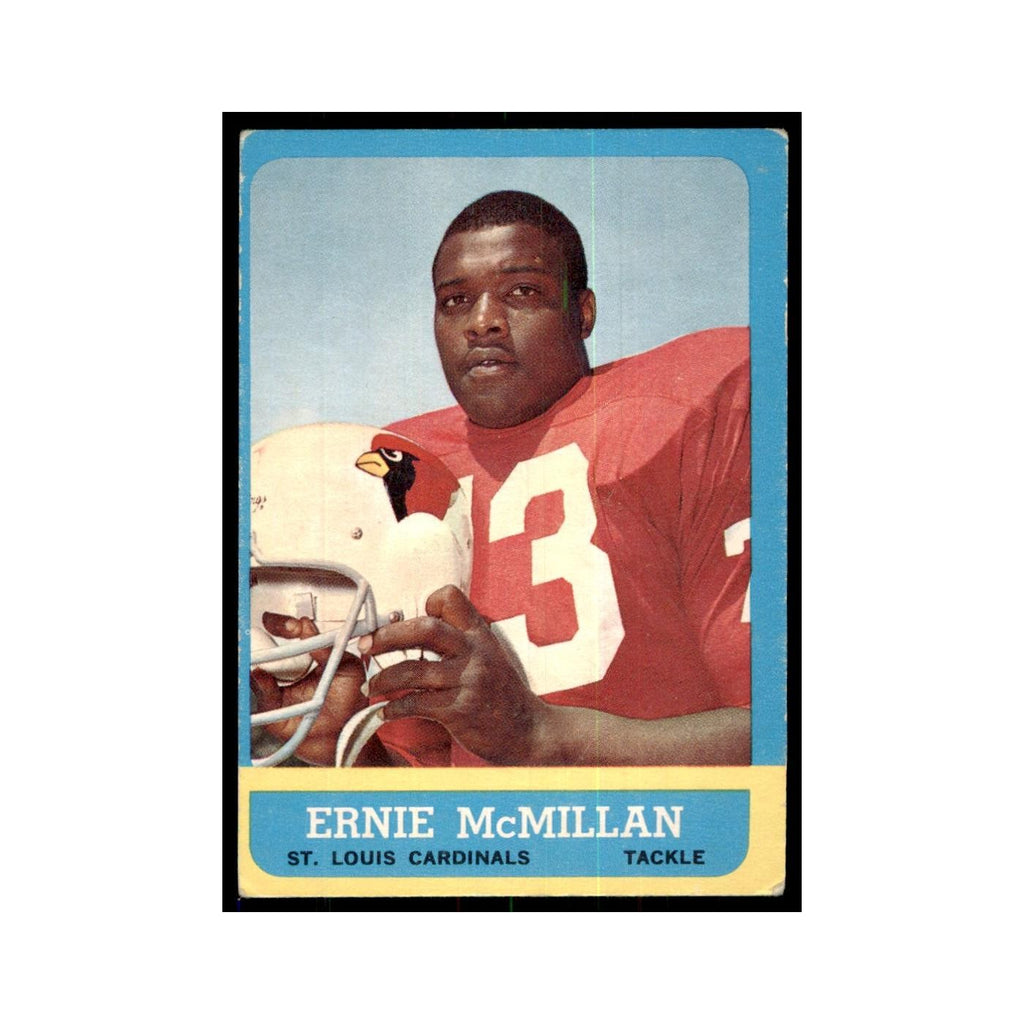 1963 Topps Ernie McMillan Football Cards #152