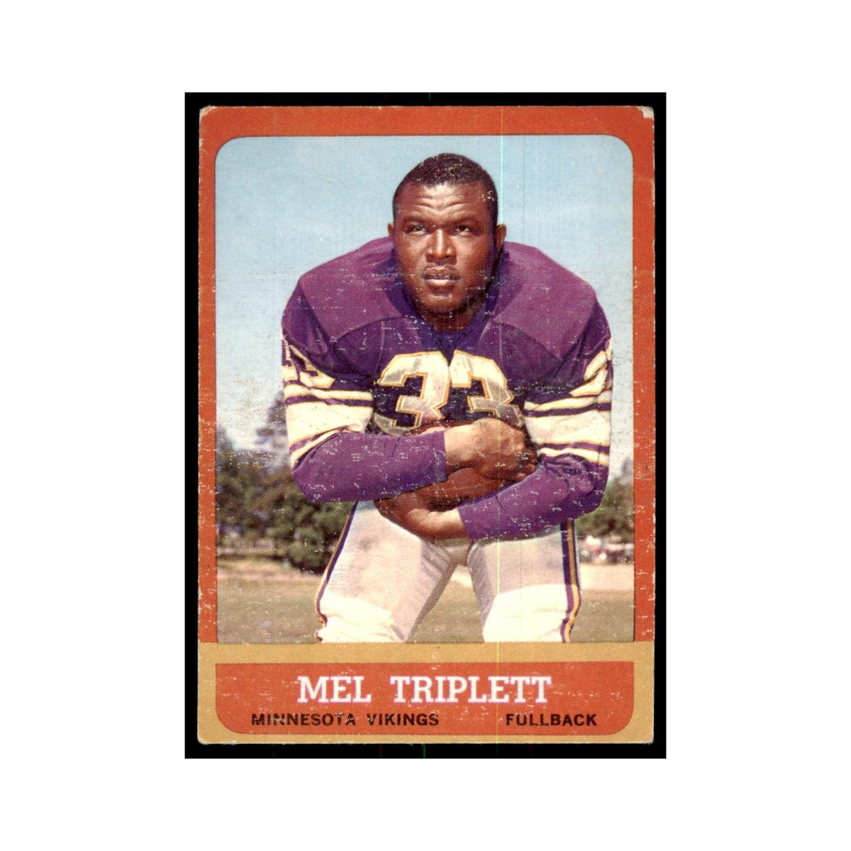 1963 Topps Mel Triplett Football Cards #100