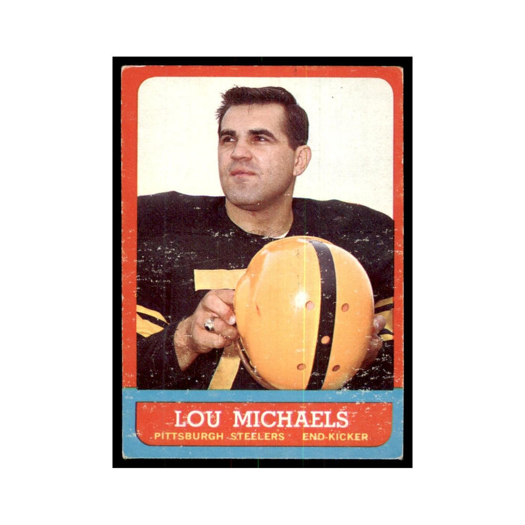 1963 Topps Lou Michaels Football Cards #130