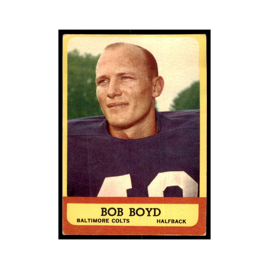 1963 Topps Bob Boyd Football Cards #11