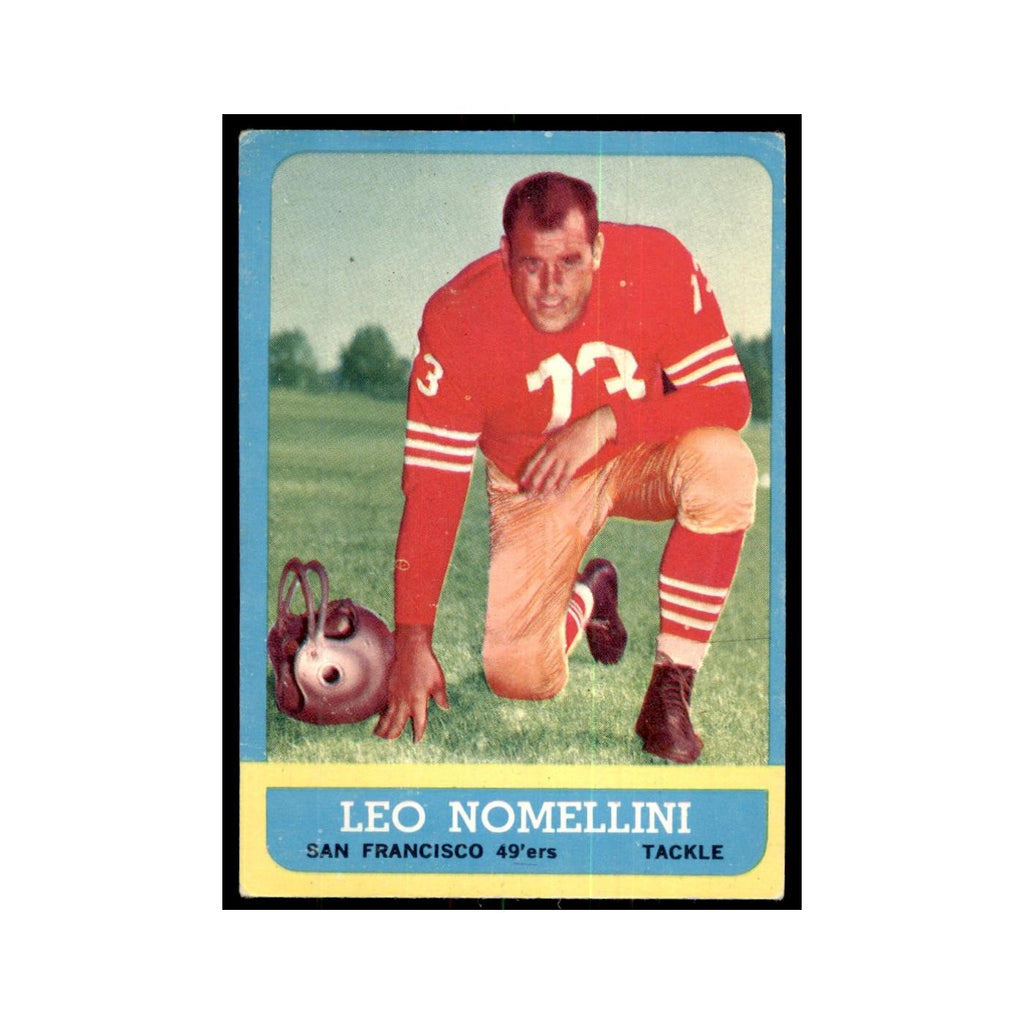 1963 Topps Leo Nomellini Football Cards #143