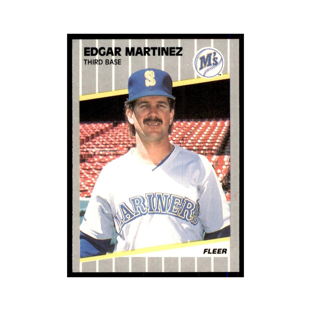 1989 Fleer Edgar Martinez Mariners #552