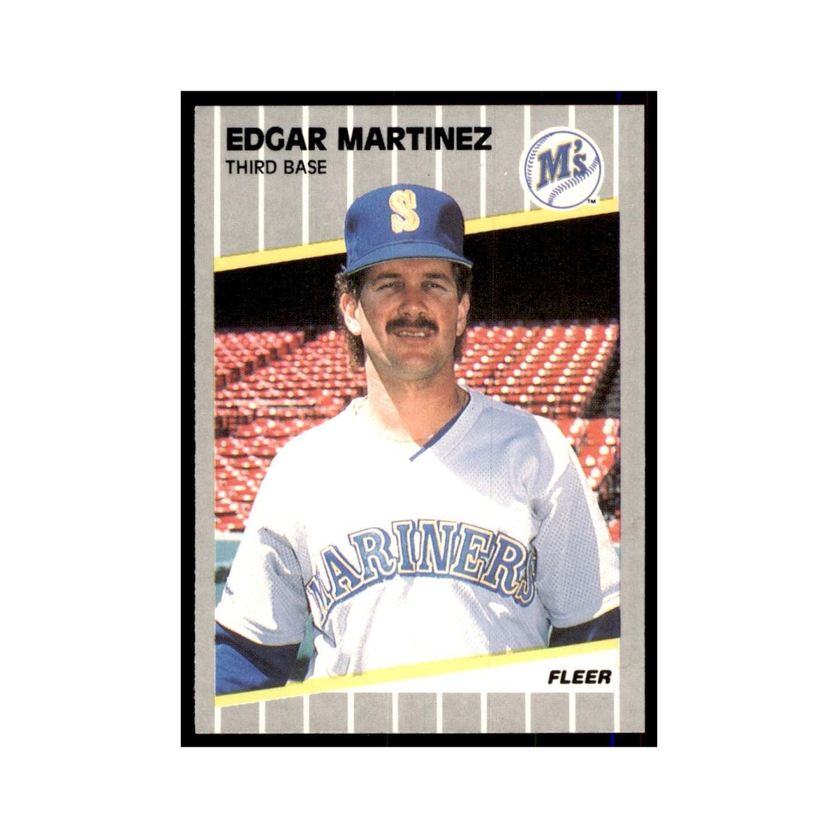 1989 Fleer Edgar Martinez Mariners #552