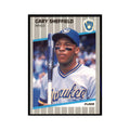 1989 Fleer Gary Sheffield RC Brewers #196