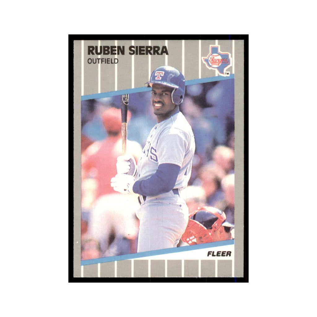 1989 Fleer Ruben Sierra Rangers #532