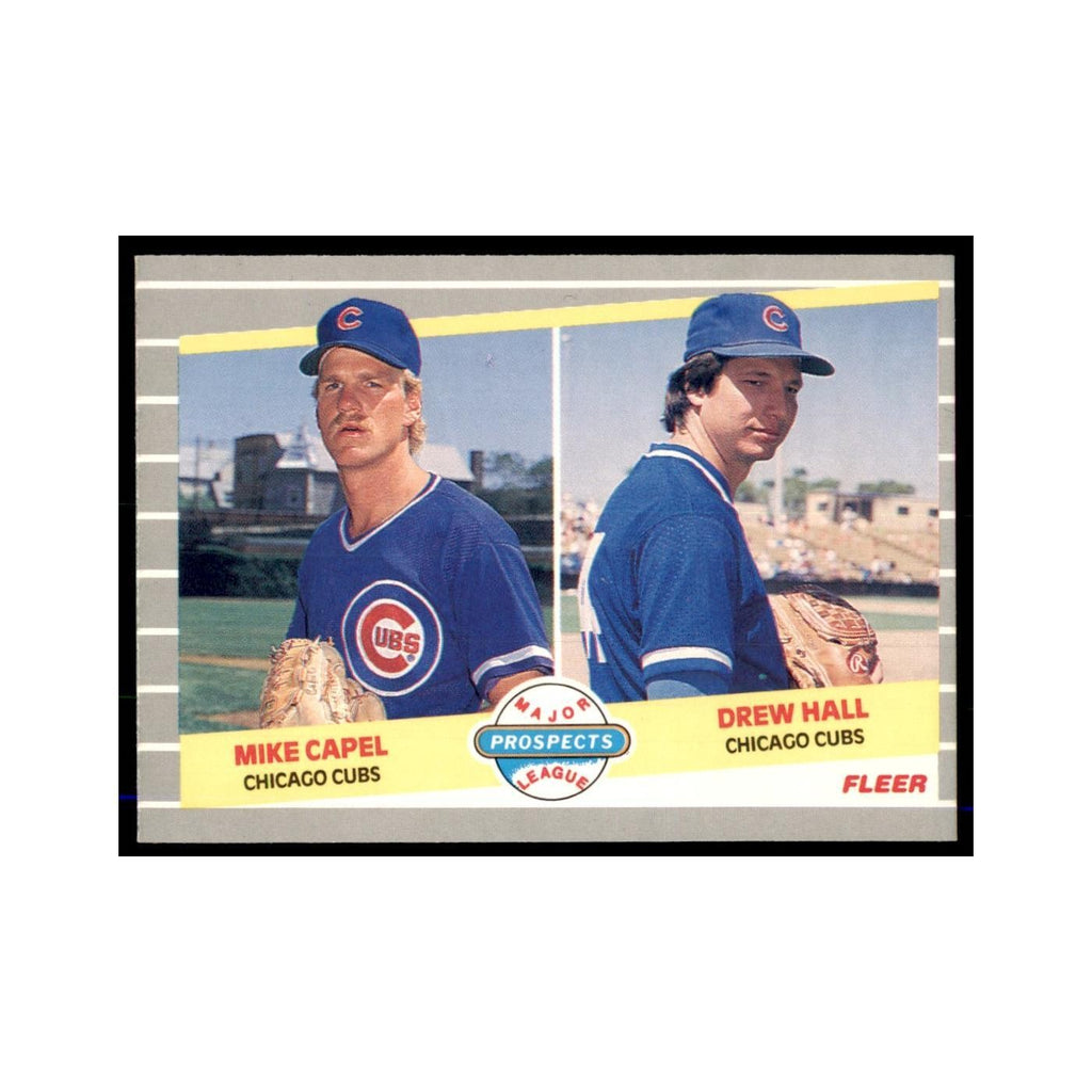 1989 Fleer Mike Capel/Drew Hall RC #643