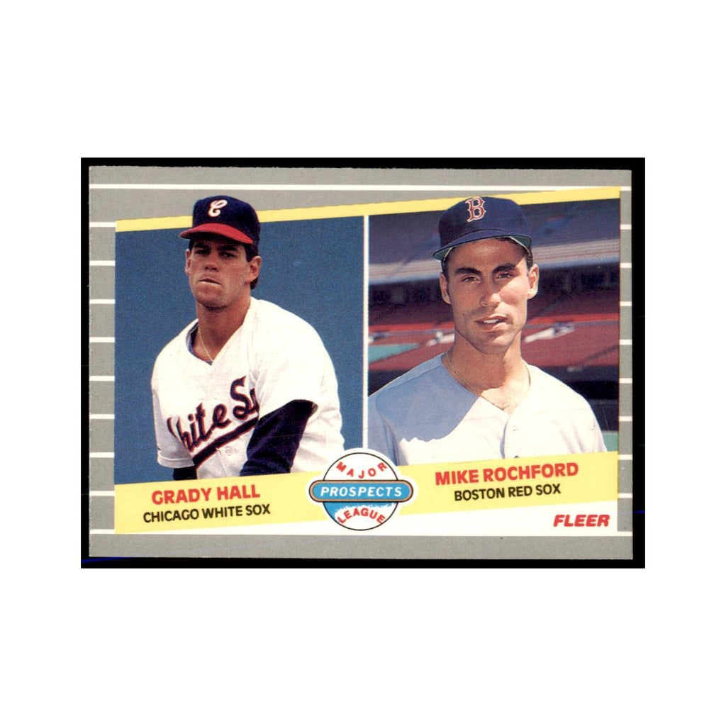 1989 Fleer Grady Hall/Mike Rochford #650