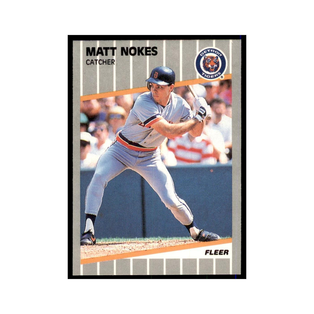 1989 Fleer Matt Nokes Tigers #140