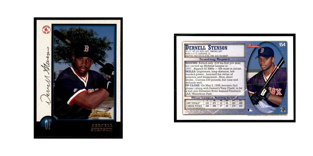 1998 Bowman Dernell Stenson Baseball Cards #354