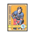 1972 Topps (damaged) Rod Seiling New York Rangers #149