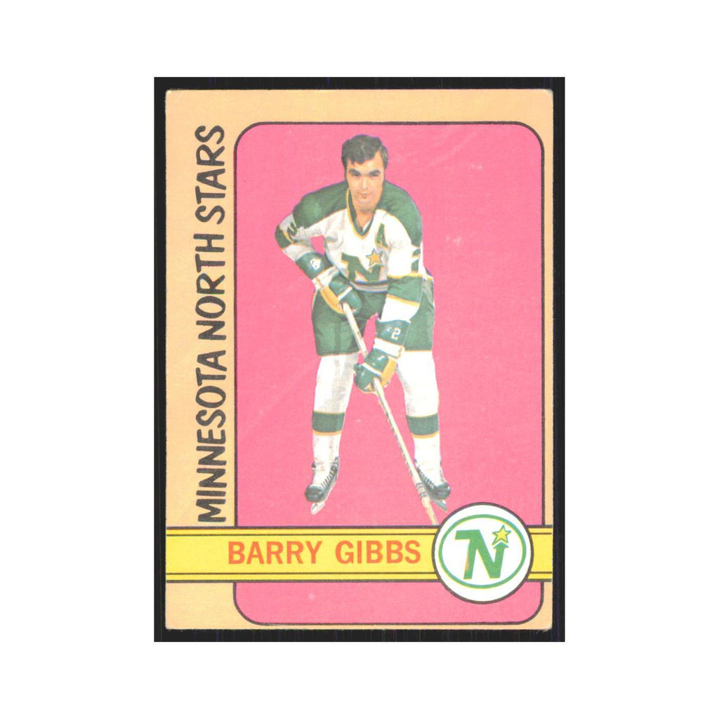 1972 Topps (damaged) Barry Gibbs Minnesota North Stars #169