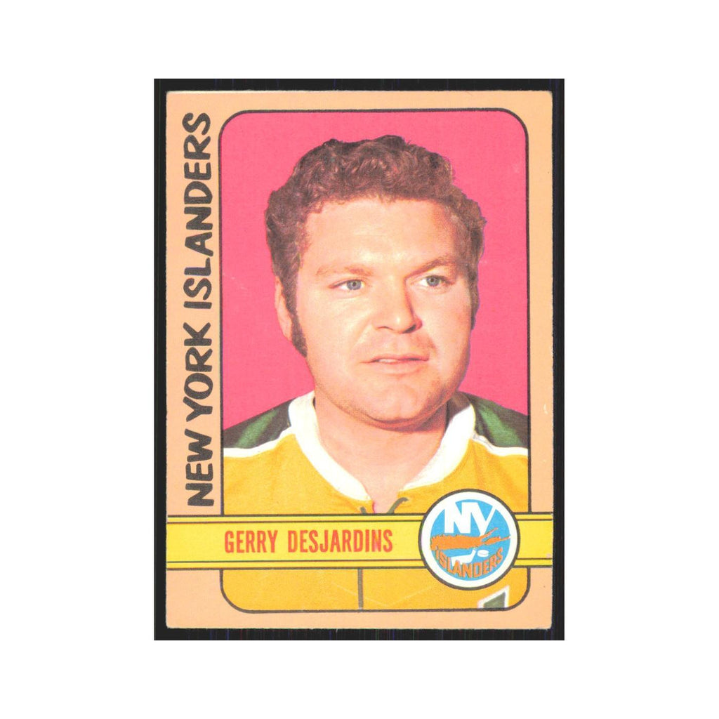 1972 Topps (damaged) Gerry Desjardins New York Islanders #38