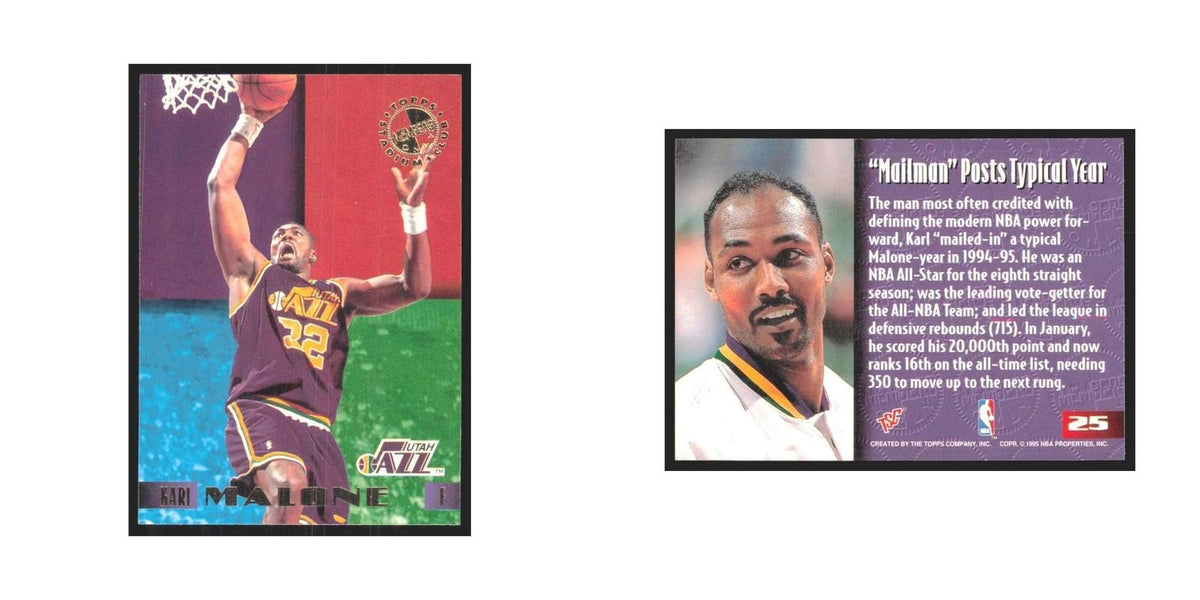 1995 Stadium Club Members Only Gari Malone Jazz #25