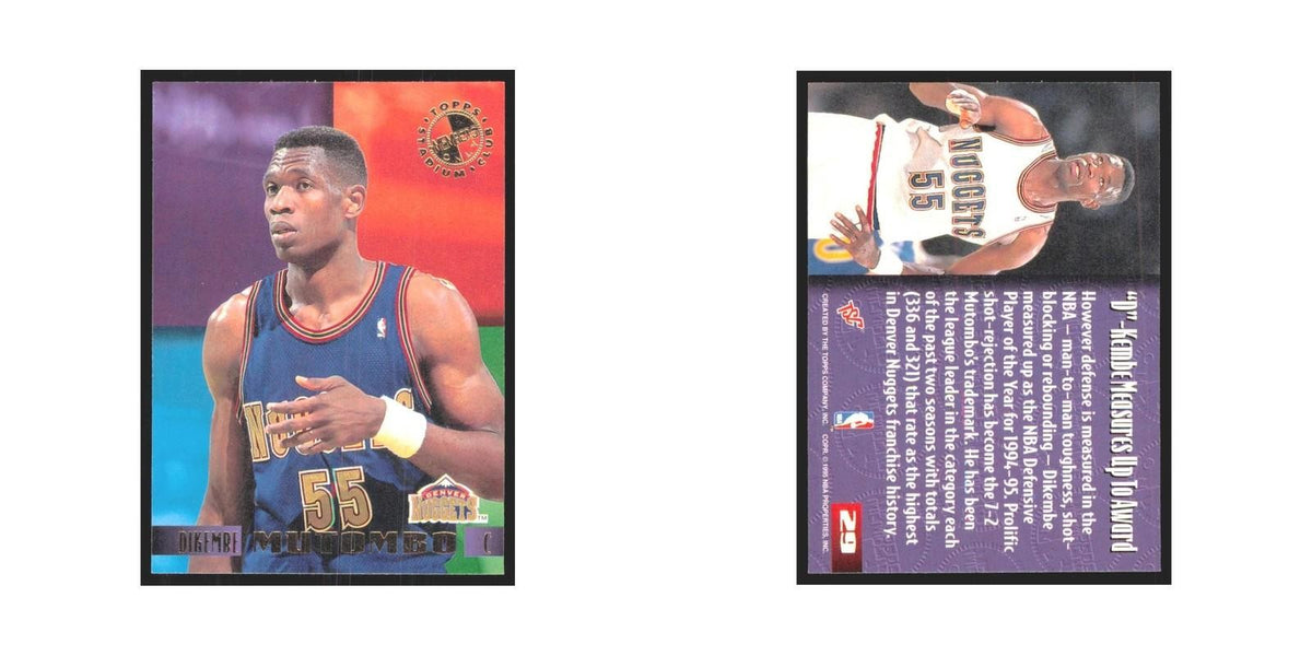 1995 Stadium Club Members Only Dikembe Mutombo Nuggets #29