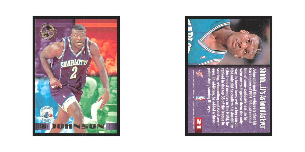 1995 Stadium Club Members Only Larry Johnson Hornets #21