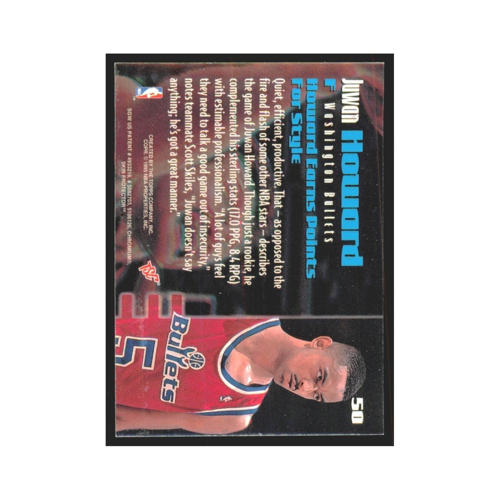 1995 Stadium Club Members Only Juwan Howard Washington Bullets #50