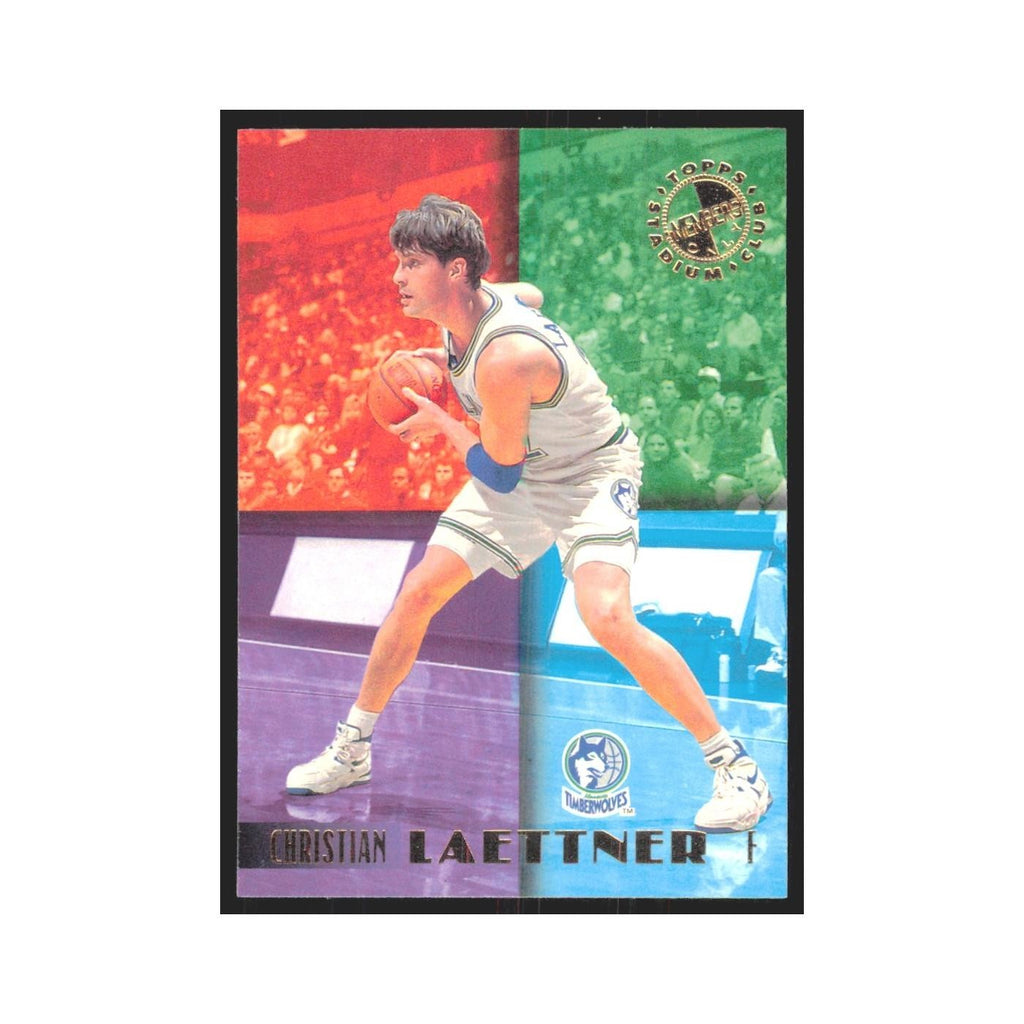 1995 Stadium Club Members Only Christian Laettner Timberwolves #28