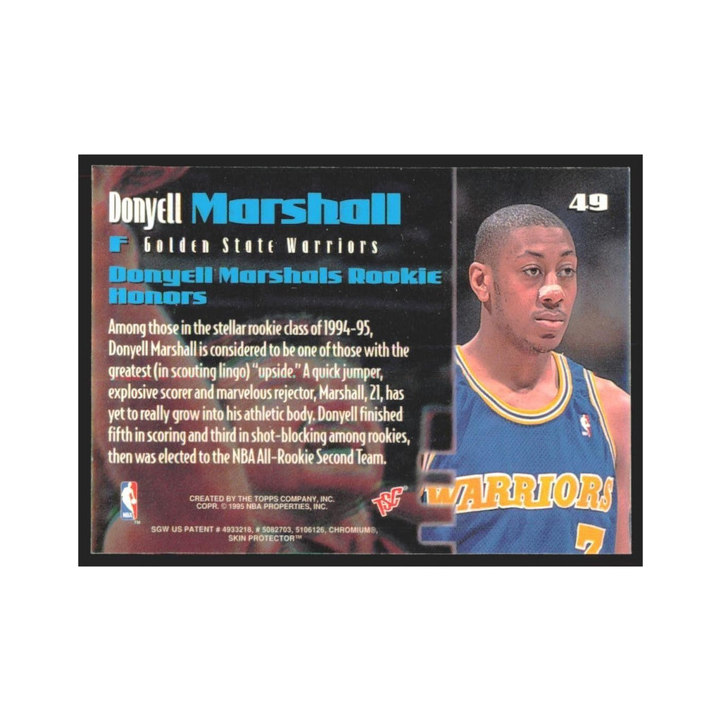 1995 Stadium Club Members Only Donyell Marshall Golden State Warriors #49
