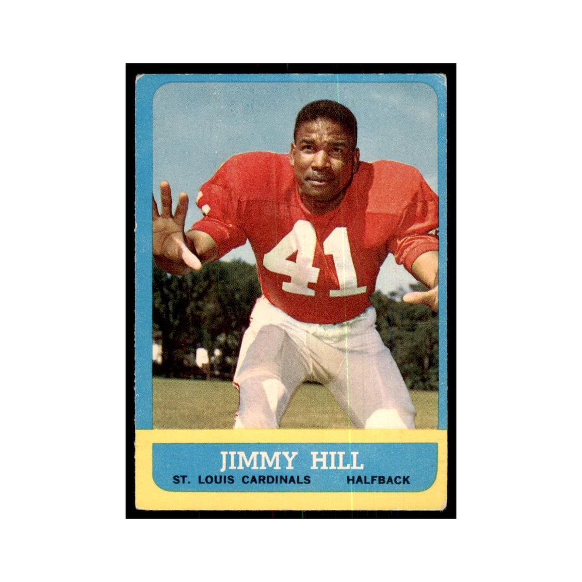 1963 Topps (damaged) Jimmy Hill Football Cards #153
