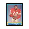 1963 Topps (damaged) J.D. Smith Football Cards #135