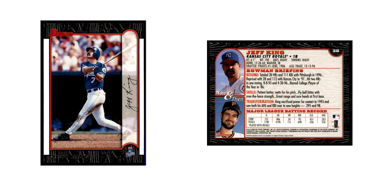 1999 Bowman Jeff King Baseball Cards #38