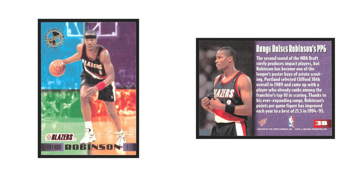 1995 Stadium Club Members Only Clifford Robinson Blazers #38