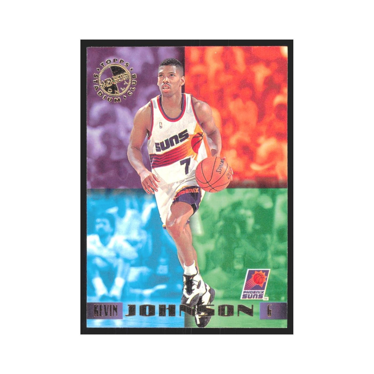 1995 Stadium Club Members Only Kevin Johnson Suns #45