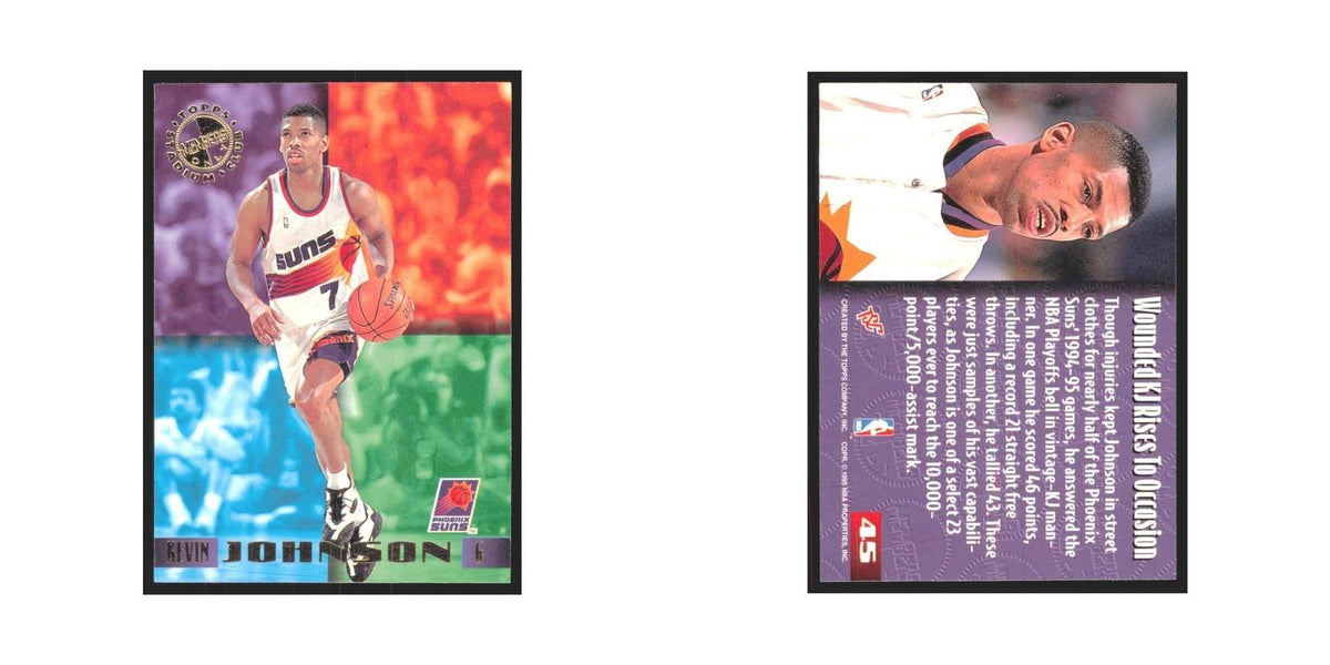 1995 Stadium Club Members Only Kevin Johnson Suns #45