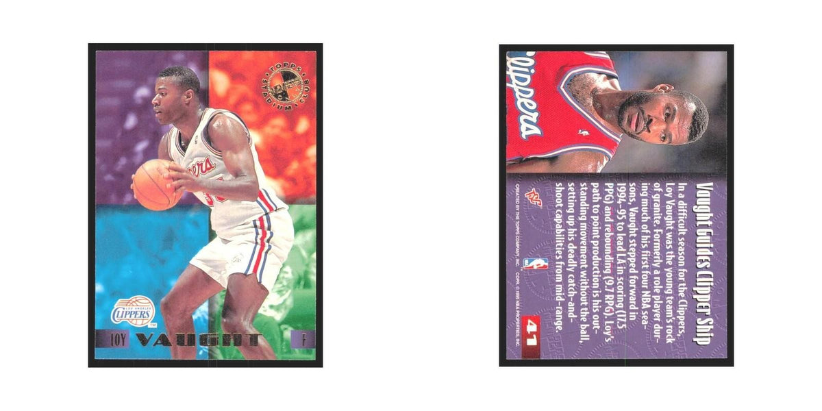 1995 Stadium Club Members Only Loy Vaught Clippers #41