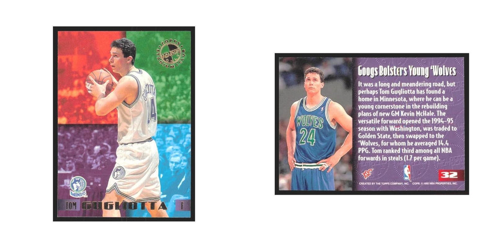1995 Stadium Club Members Only Tom Gugliotta Timberwolves #32