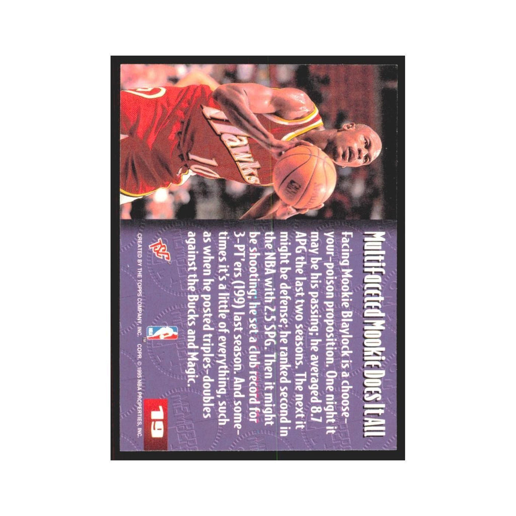 1995 Stadium Club Members Only Mookie Blaylock Hawks #19