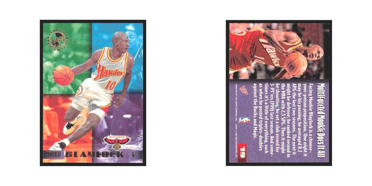 1995 Stadium Club Members Only Mookie Blaylock Hawks #19