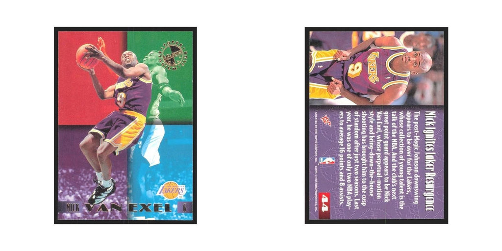 1995 Stadium Club Members Only Nick Van Exel Lakers #44