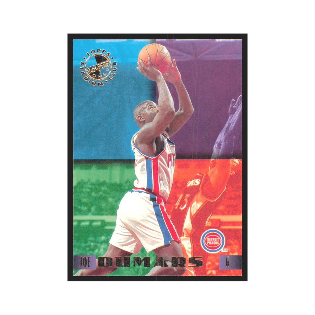 1995 Stadium Club Members Only Joe Dumars Pistons #18
