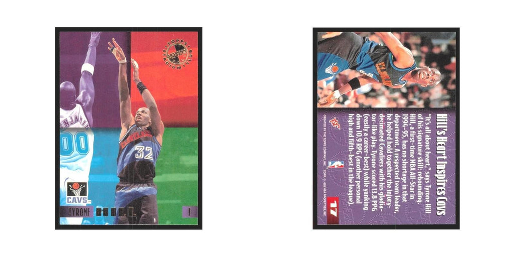 1995 Stadium Club Members Only Tyrone Hill Cavaliers #17