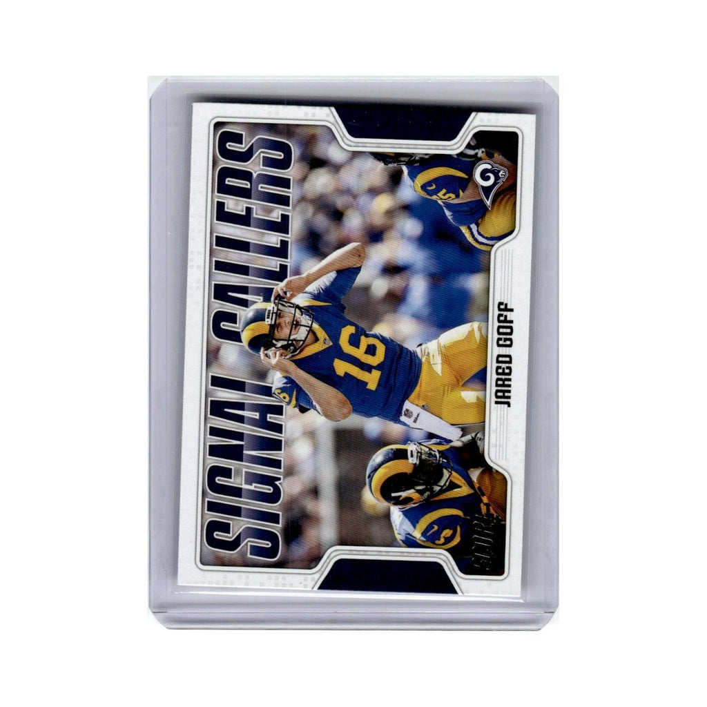Jared Goff 2018 Score #18 Los Angeles Rams Football Card NM