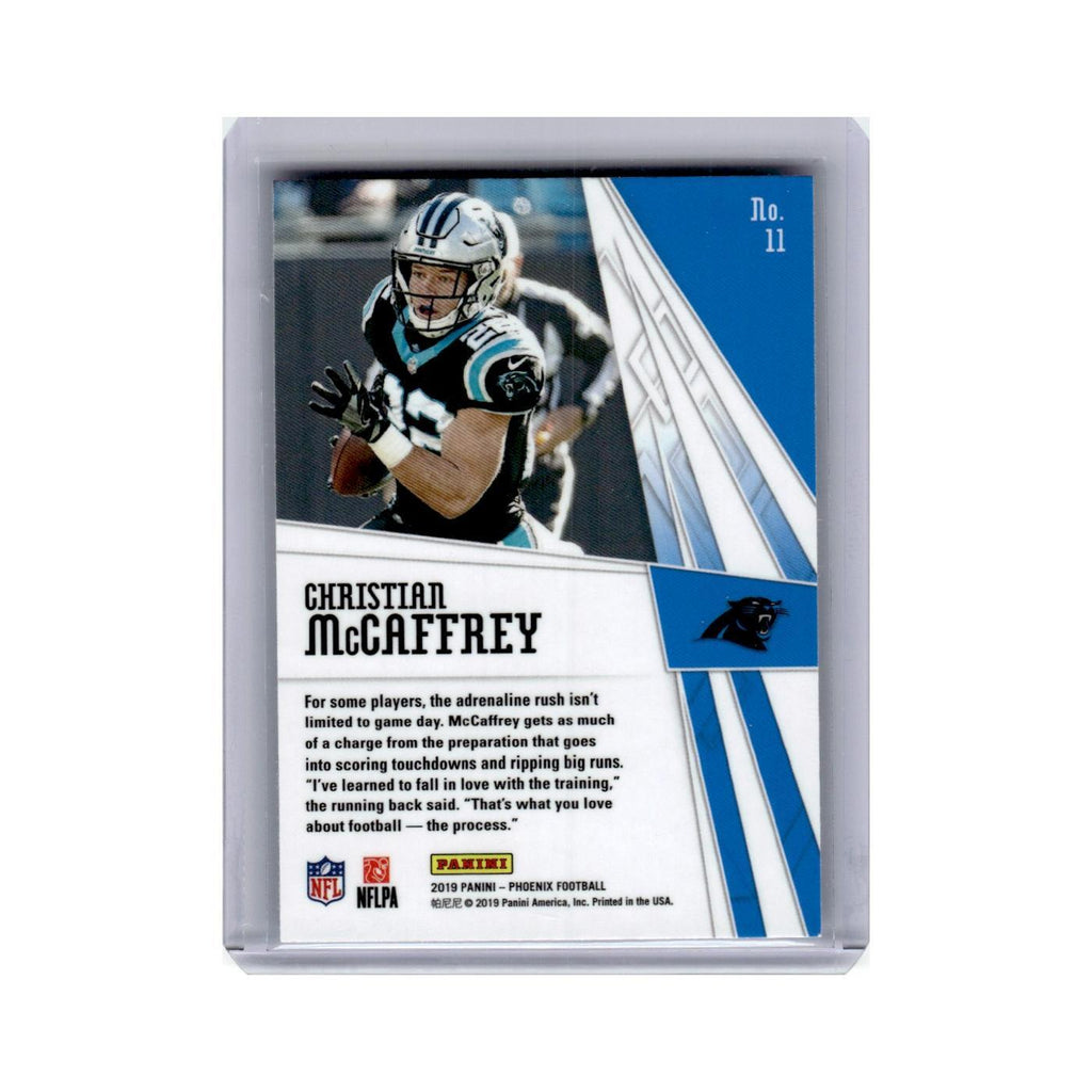 Christian McCaffrey 2019 Panini Phoenix Adrenaline Rush #11 Carolina Panthers NM