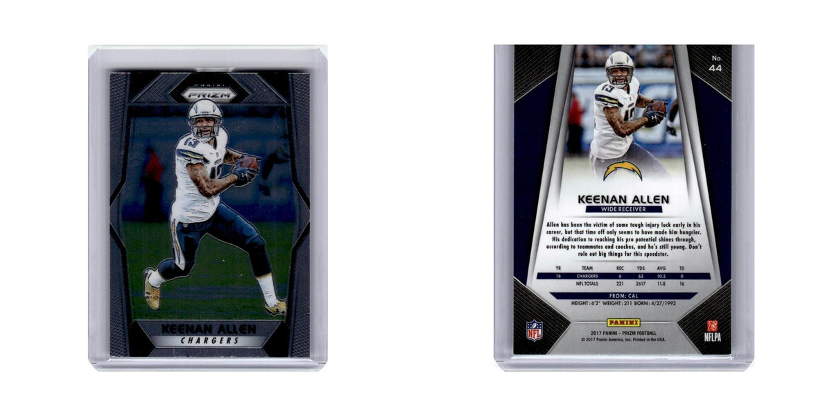 Keenan Allen 2017 Panini Prizm #44 Los Angeles Chargers Football Card NM