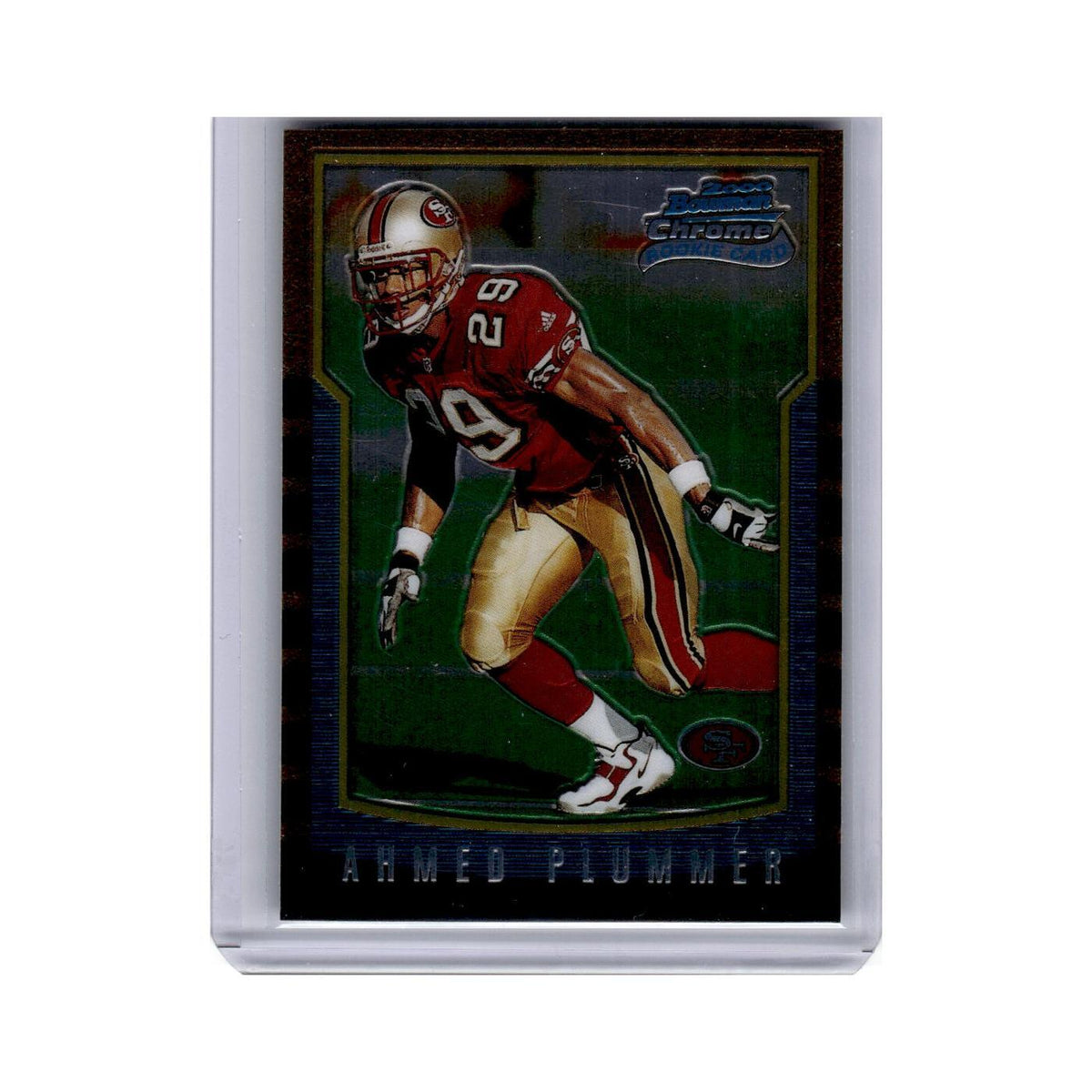 Ahmed Plummer 2000 Bowman Chrome #225 San Francisco 49ers Football Card NM