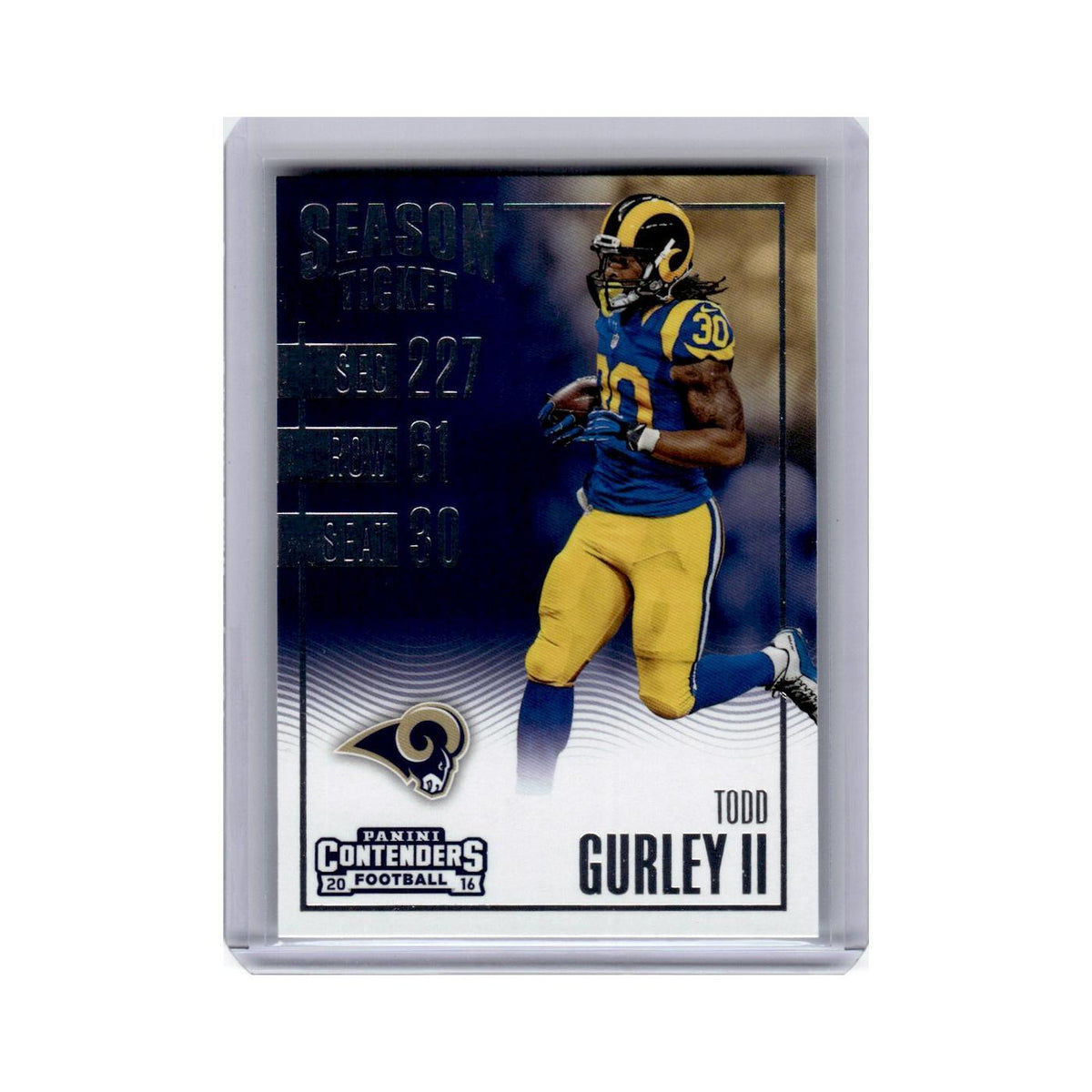 Todd Gurley II 2016 Panini Contenders #17 Los Angeles Rams Football Card NM