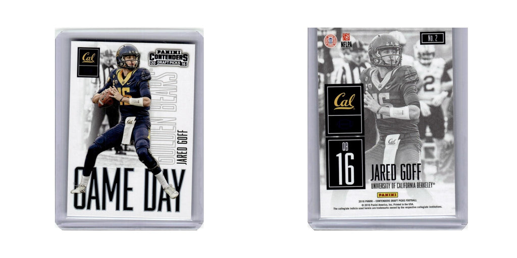 Jared Goff 2016 Panini Contenders Draft Picks #2 California Golden Bears NM