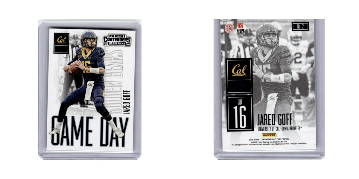 Jared Goff 2016 Panini Contenders Draft Picks #2 California Golden Bears NM
