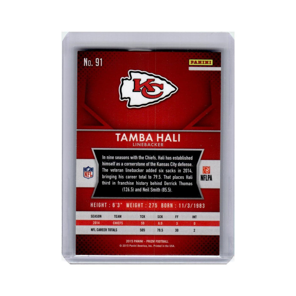 Tamba Hali 2015 Panini Prizm #91 Kansas City Chiefs Football Card NM