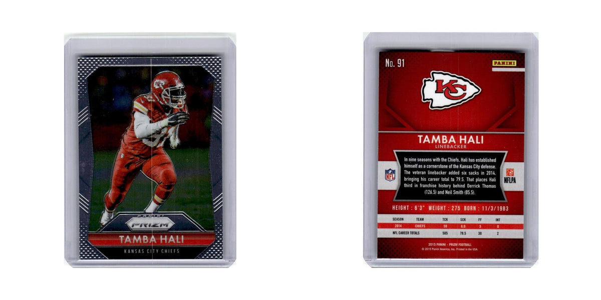 Tamba Hali 2015 Panini Prizm #91 Kansas City Chiefs Football Card NM