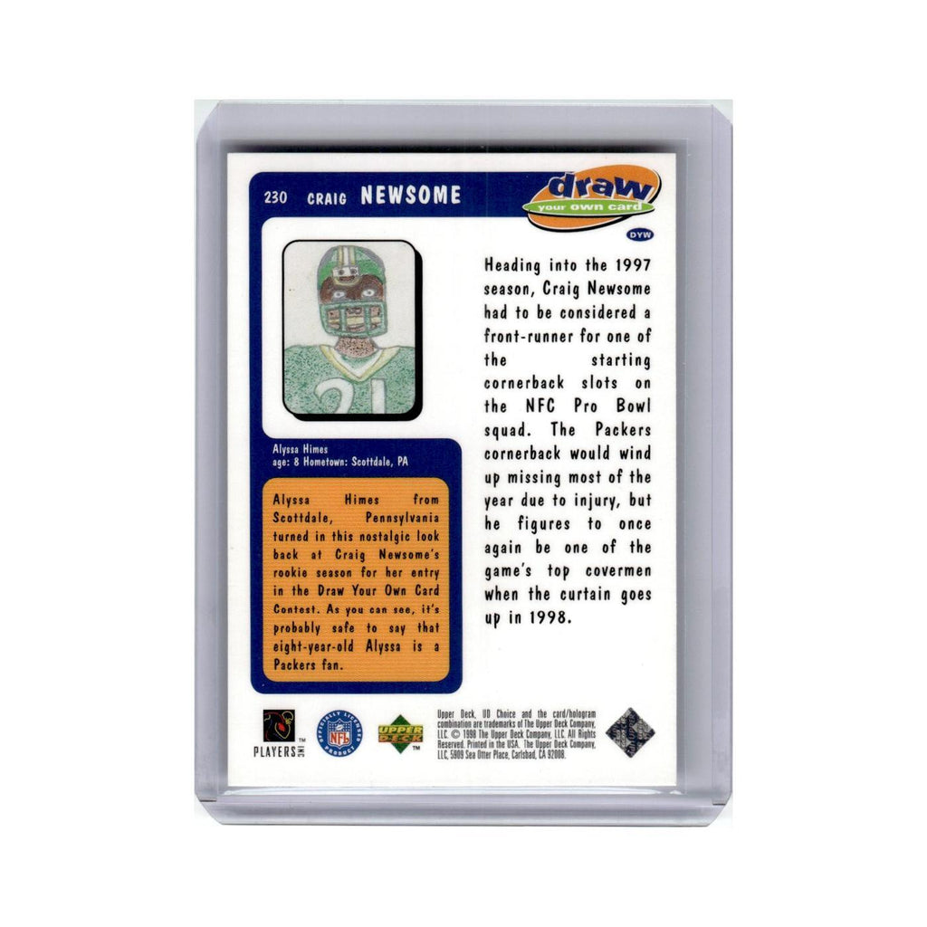 Craig Newsome 1998 Upper Deck Collector's Choice #230 Green Bay Packers NM
