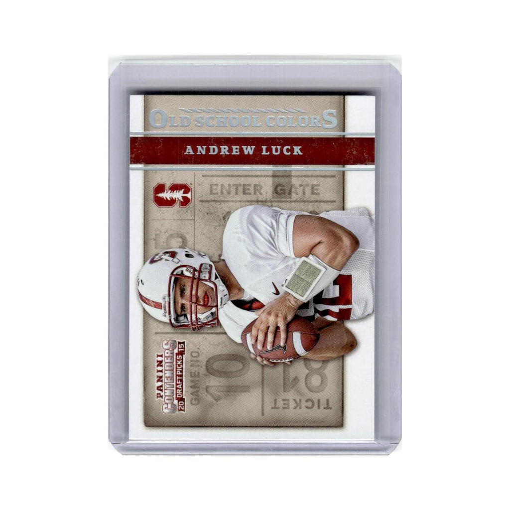 Andrew Luck 2015 Panini Contenders Draft Picks Old School Colors #3 NM