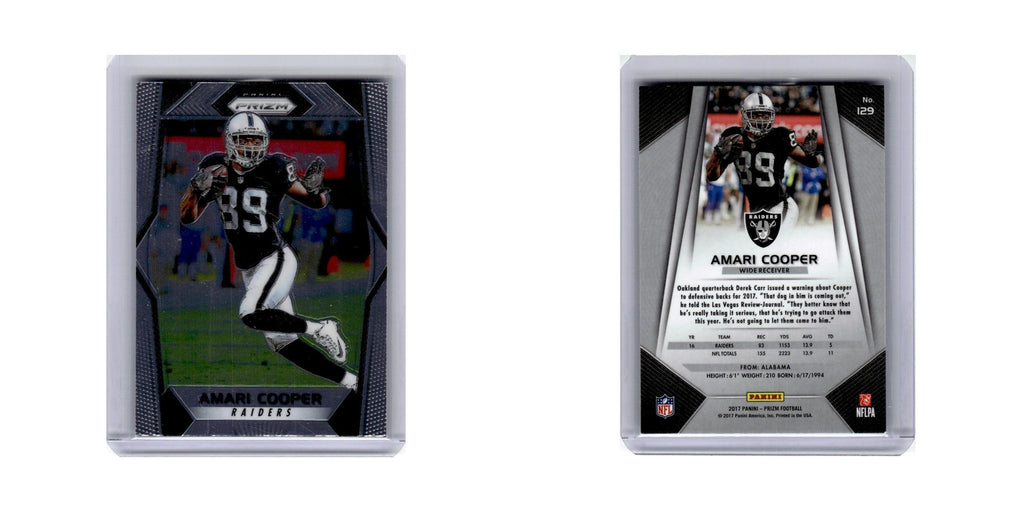 Amari Cooper 2017 Panini Prizm #129 Oakland Raiders Football Card NM