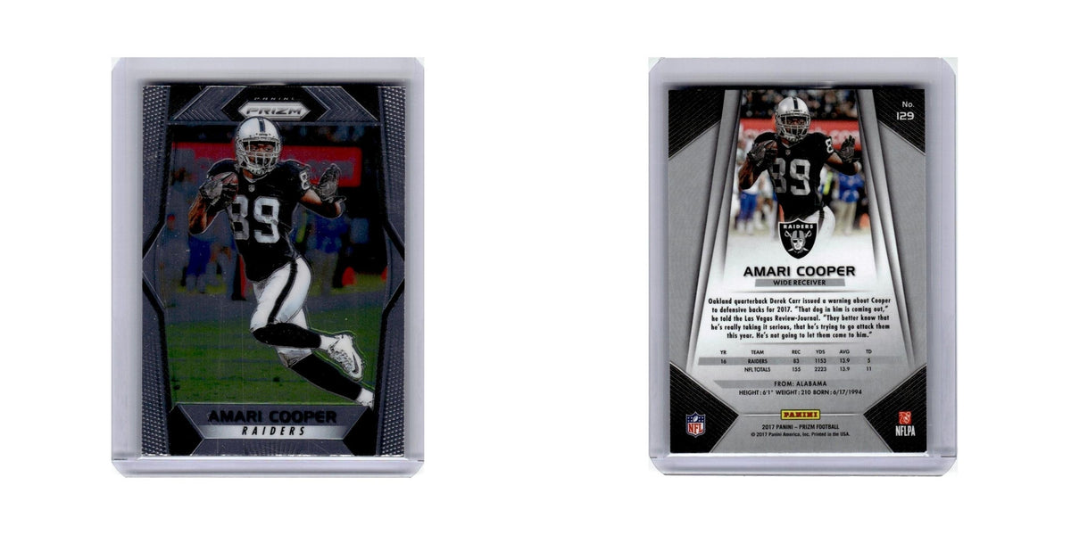 Amari Cooper 2017 Panini Prizm #129 Oakland Raiders Football Card NM