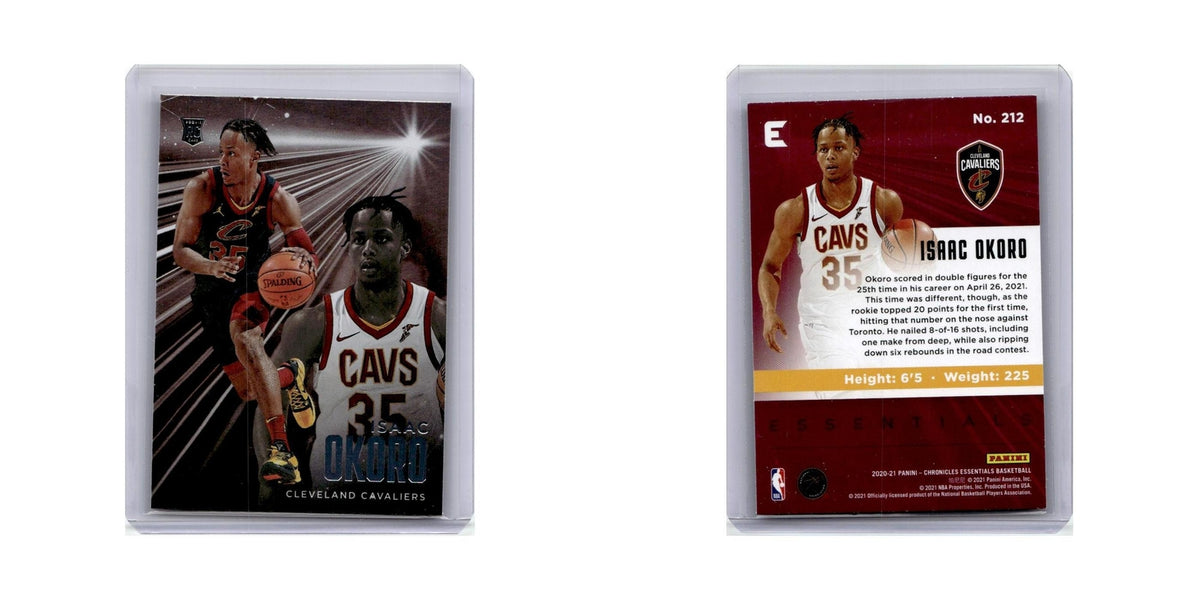 Isaac Okoro Rookie 2020 Panini Chronicles #212 Cleveland Cavaliers NM
