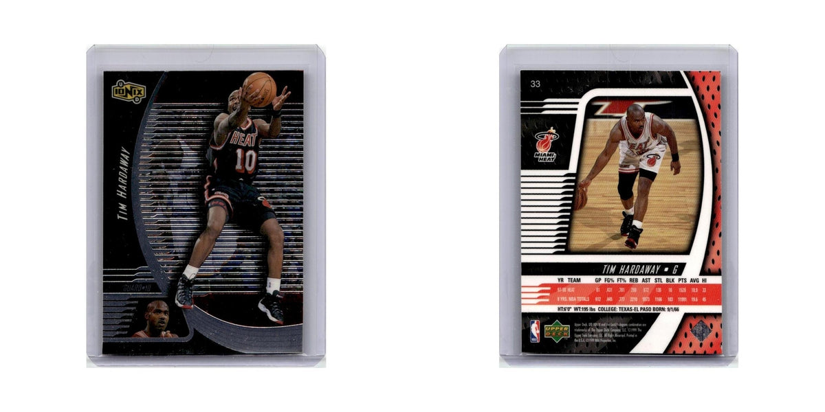 Tim Hardaway 1998 Upper Deck Ionix #33 Miami Heat Basketball Card NM